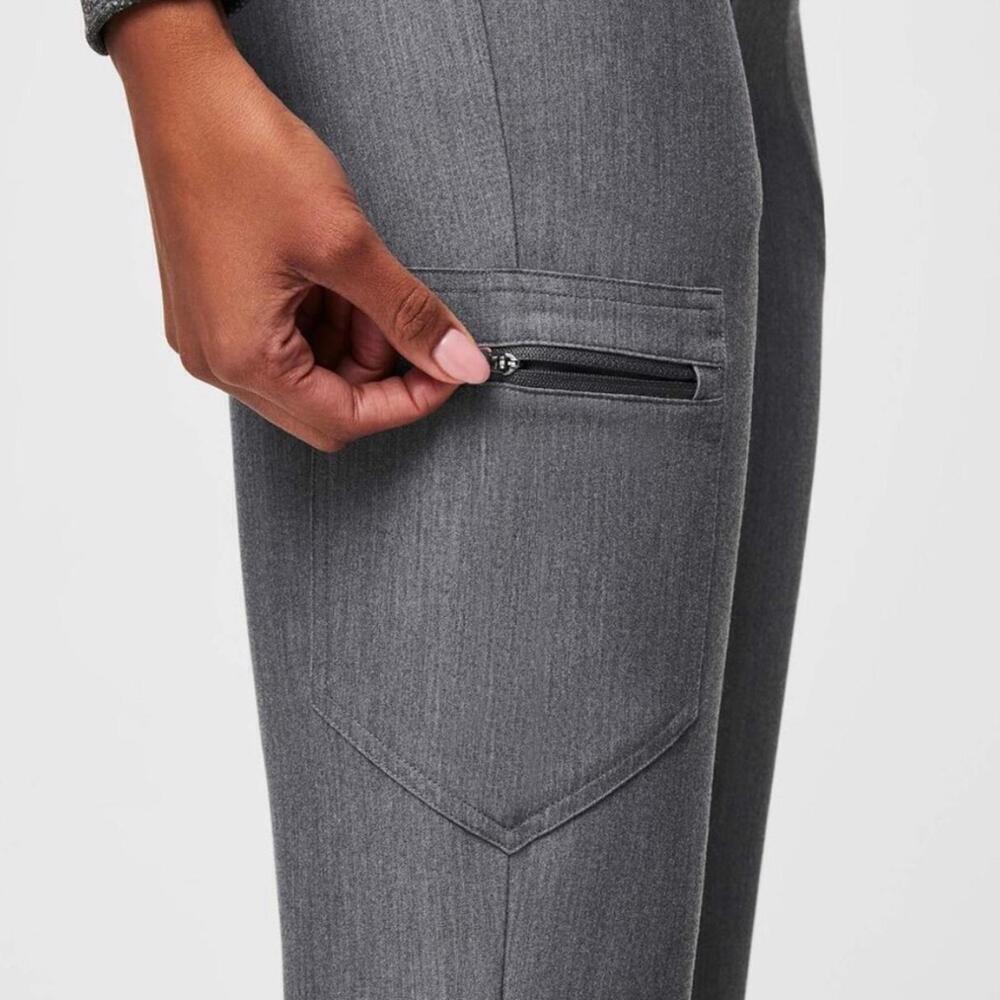 Figs Graphite Zamora High Waisted Jogger Pants Size Extra Small - Picture 2 of 6